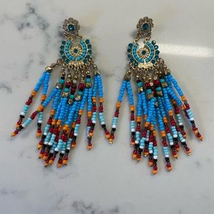 Hand Beaded Earrings